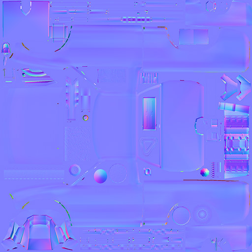 Custom Pickup Low-poly 3D model_4