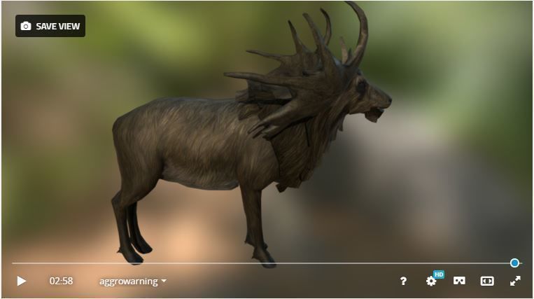 Deer - Moose - 21 Animations - Game Ready