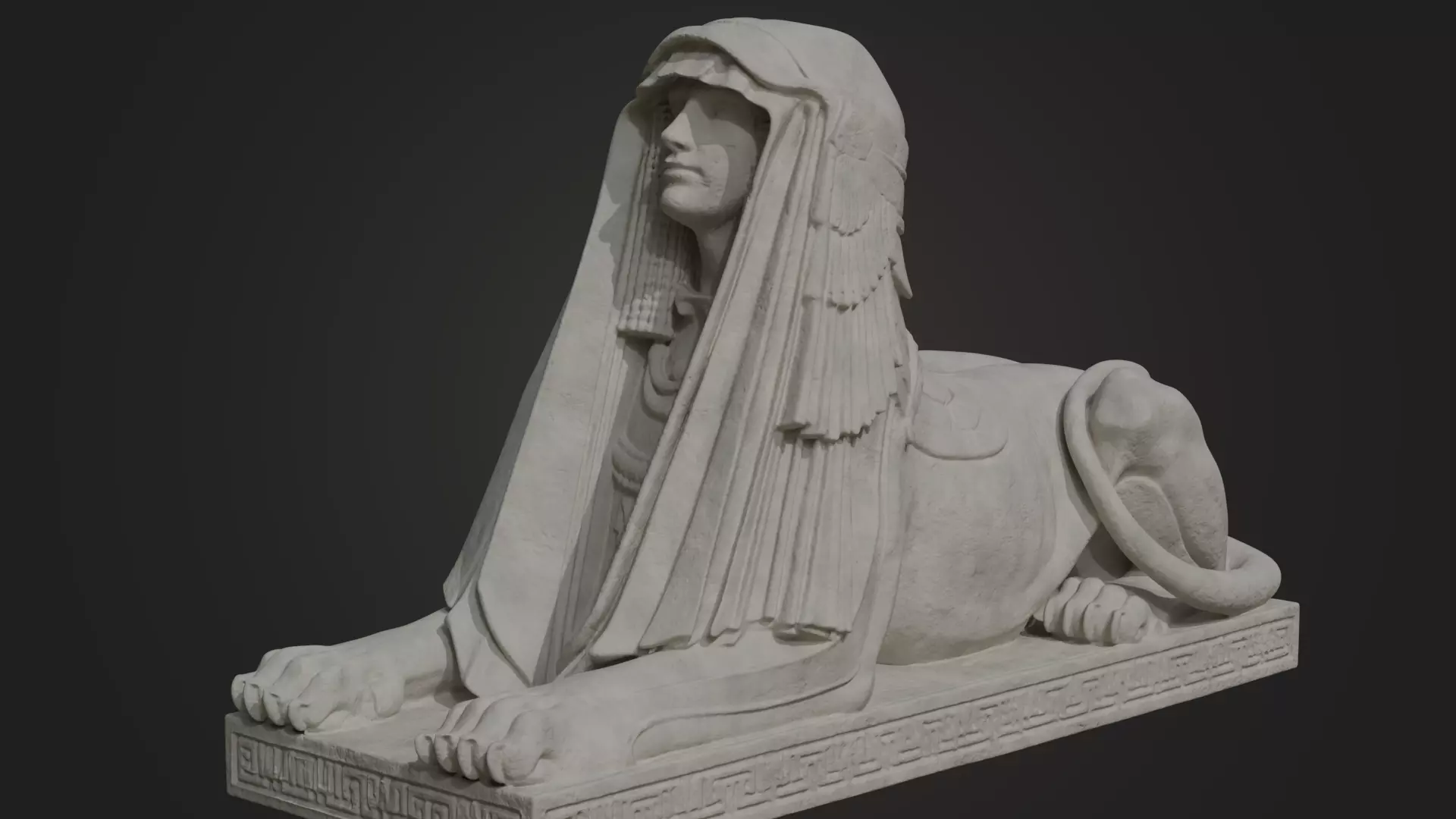 Sphinx of Power Statue 3D print model