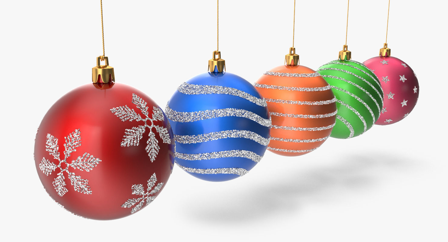 Christmas Ornaments 3D model_1