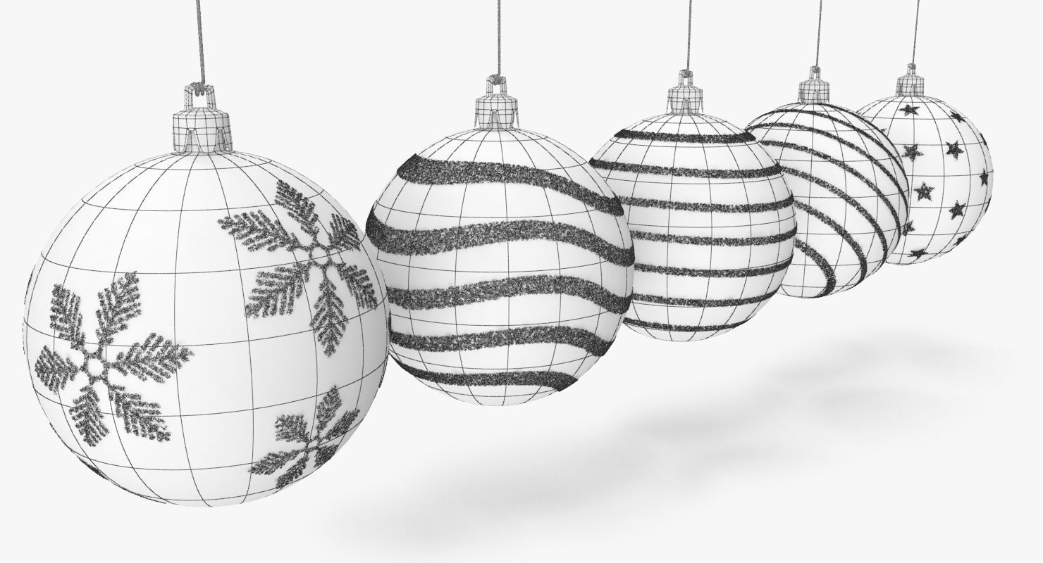 Christmas Ornaments 3D model_5