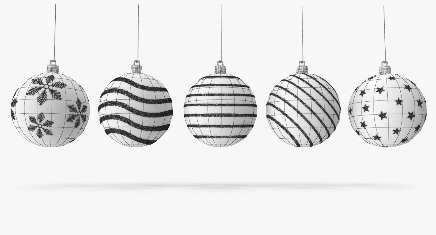 Christmas Ornaments 3D model_6