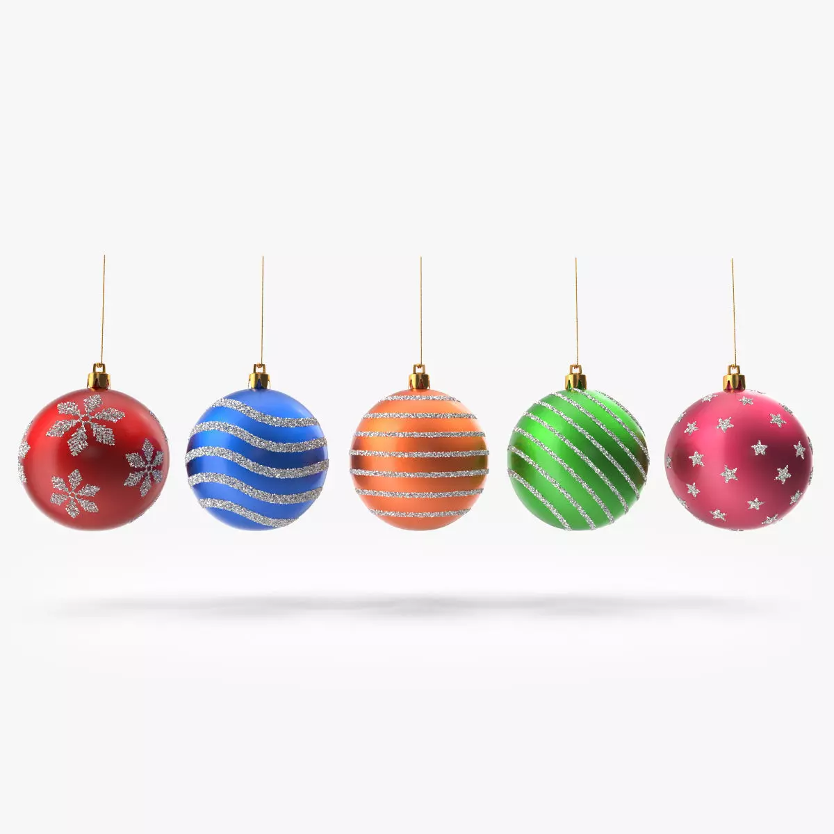 Christmas Ornaments 3D model_0