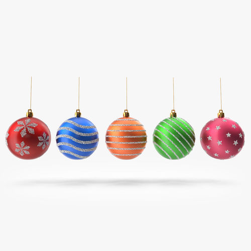 Christmas Ornaments 3D model