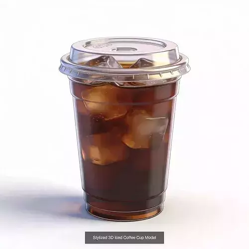Stylized Summer Drinks and Desserts Collection 3D Model Pack 5