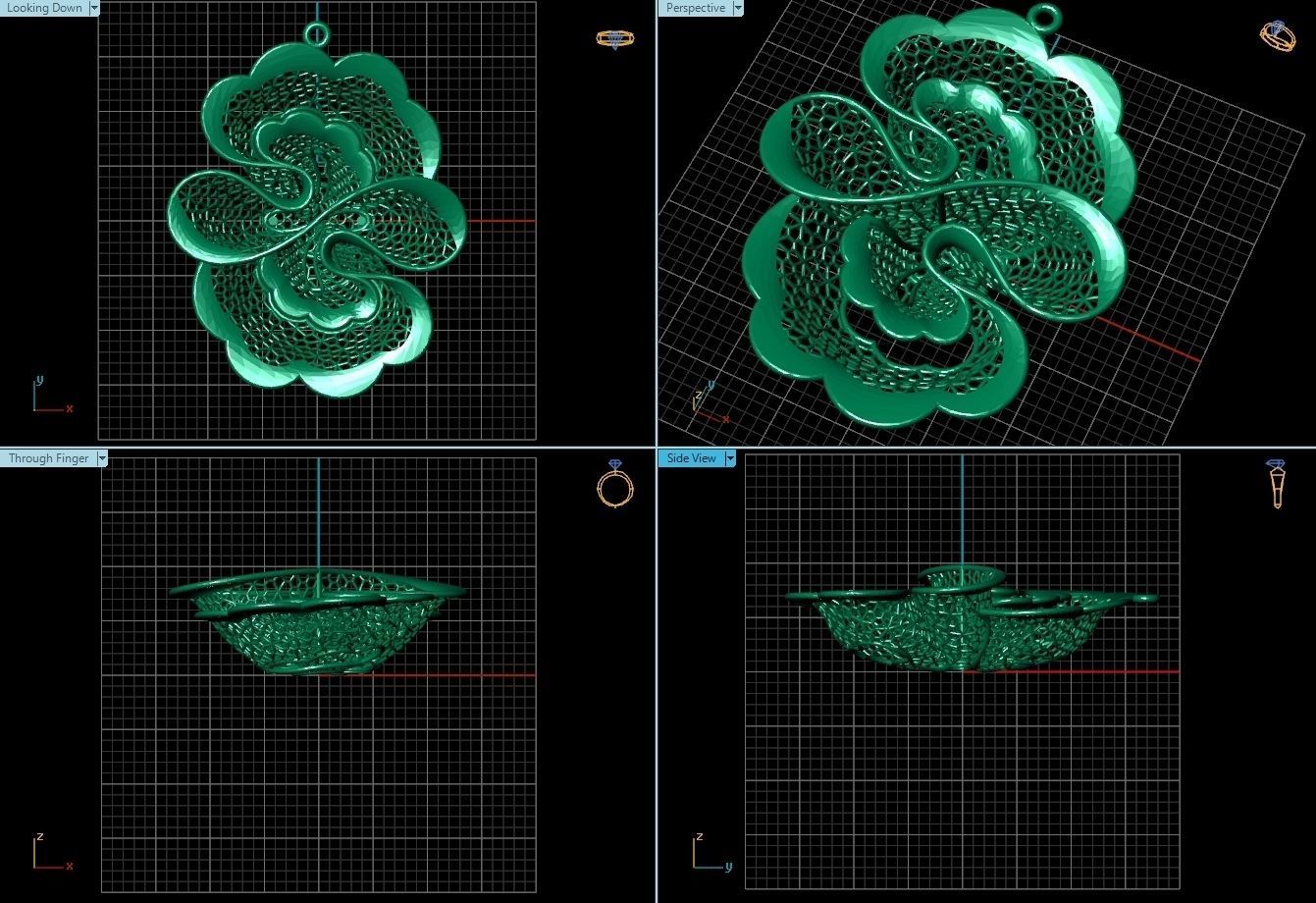 Pendant ultra vision  HSFZ-A030-P 3D print model_1