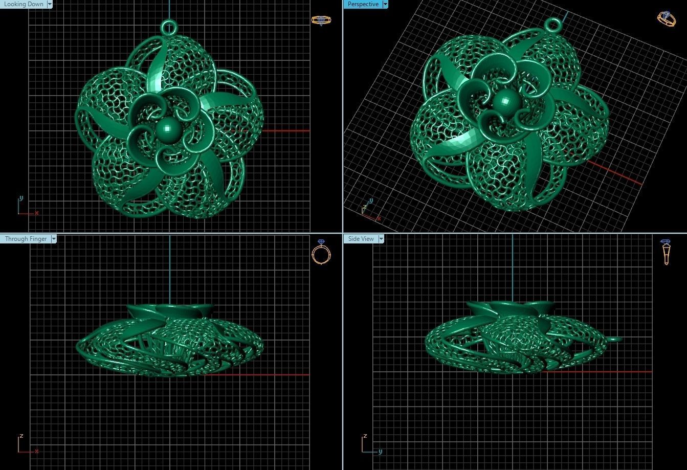 Pendant ultra vision  HSFZ-A033-P 3D print model_1