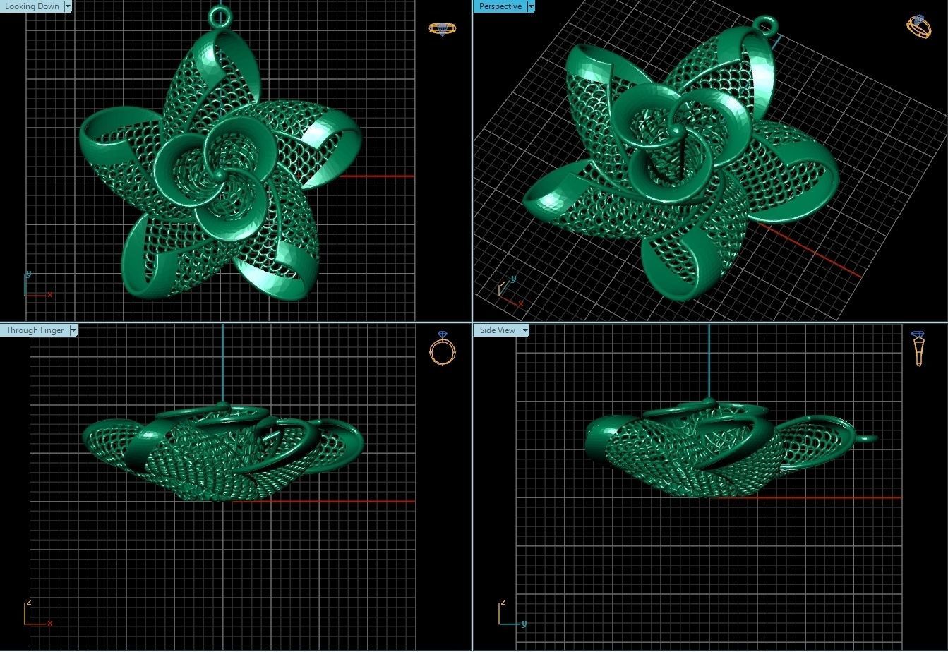 Pendant ultra vision  HSFZ-A034-P 3D print model_1