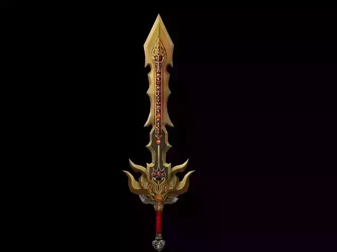 Lowpoly Dragon Sword