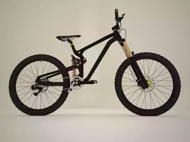 Mountain bike MTB bicycle 3D model