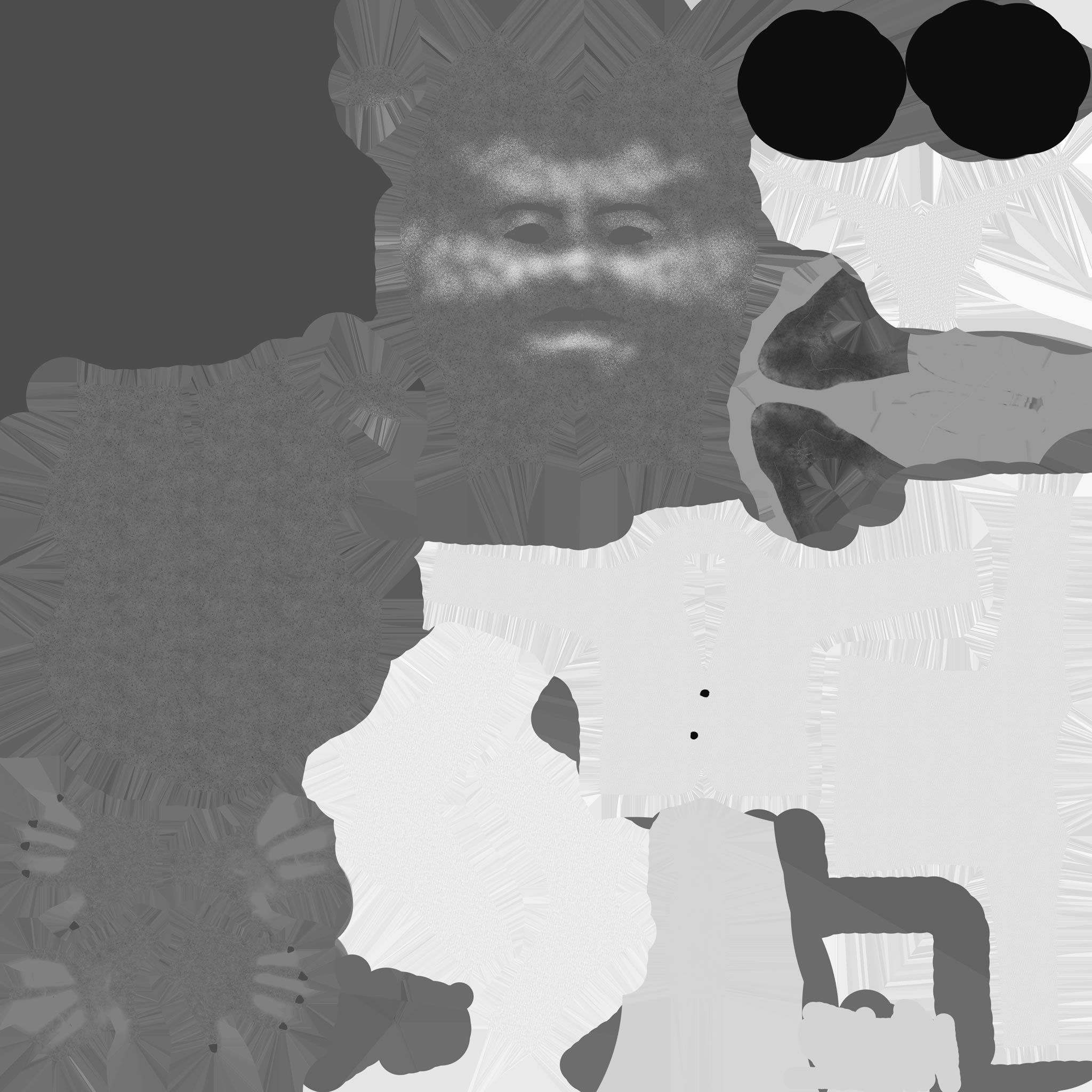 Nigel Farage 3D caricature Low-poly 3D model_13