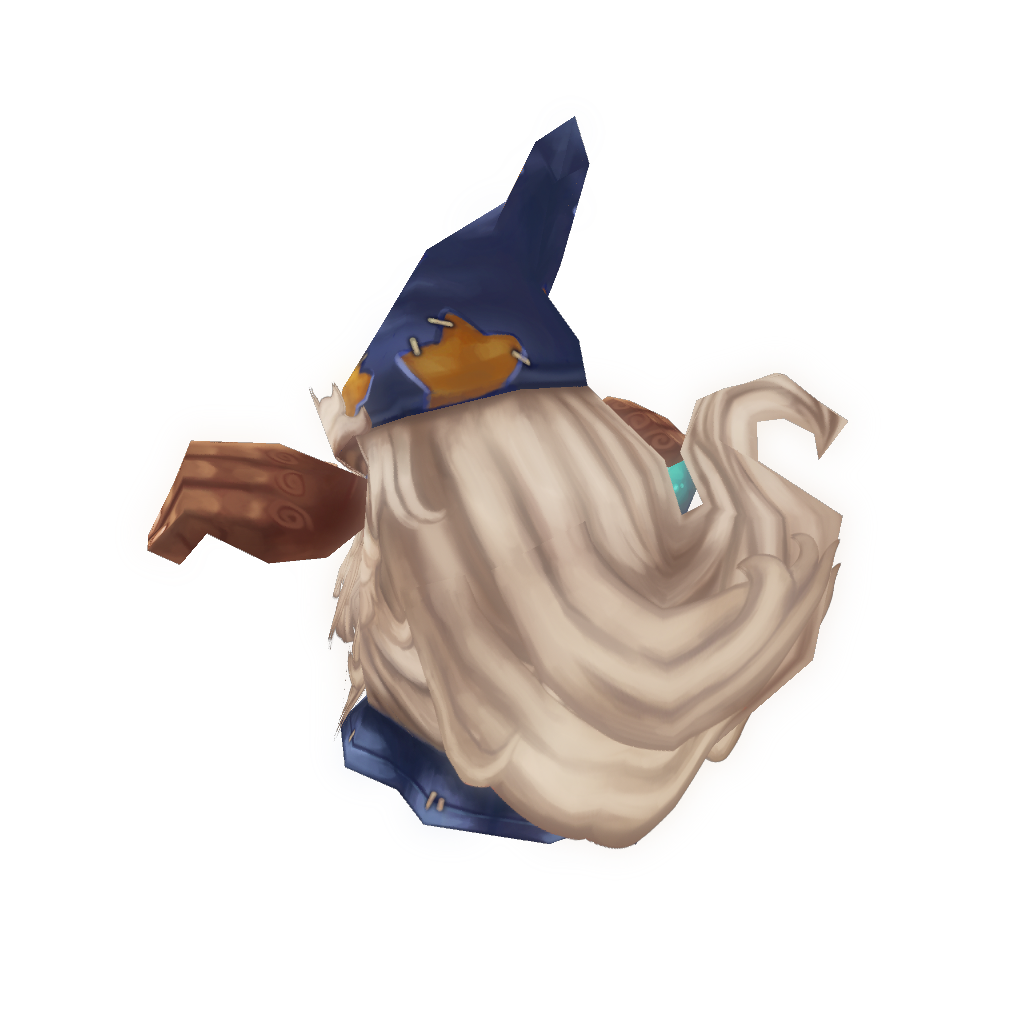 Micro Heroes Set - Low Poly Hand Painted Low-poly 3D model_17