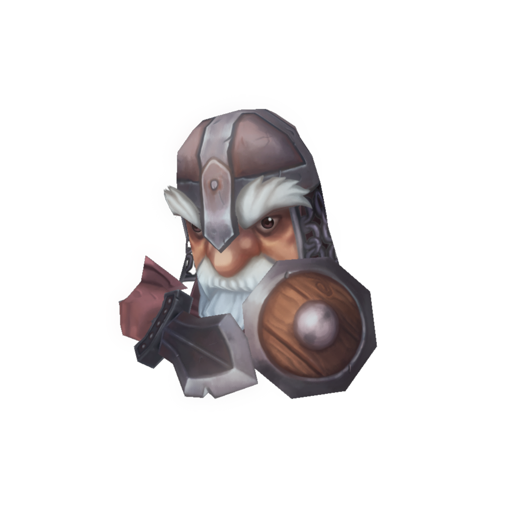 Micro Heroes Set - Low Poly Hand Painted Low-poly 3D model_8