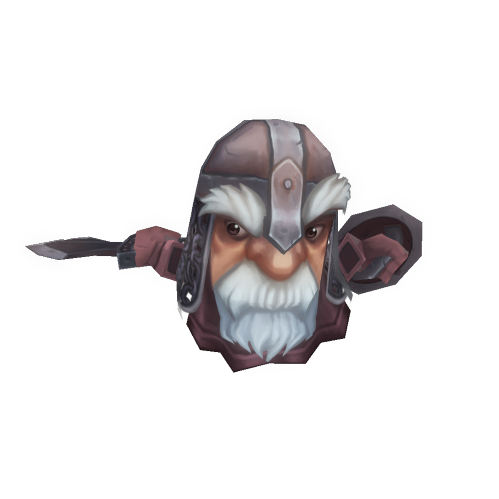 Micro Heroes Set - Low Poly Hand Painted Low-poly 3D model_11
