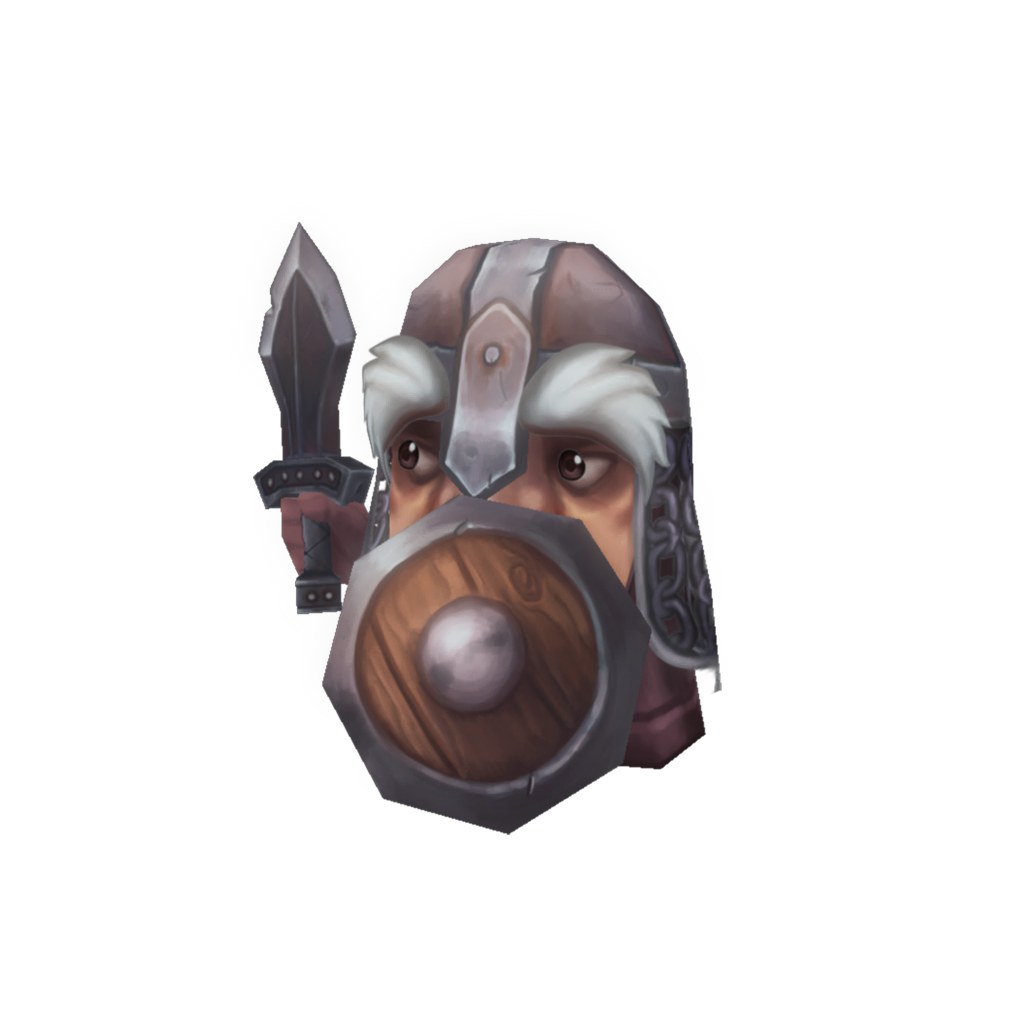 Micro Heroes Set - Low Poly Hand Painted Low-poly 3D model_9