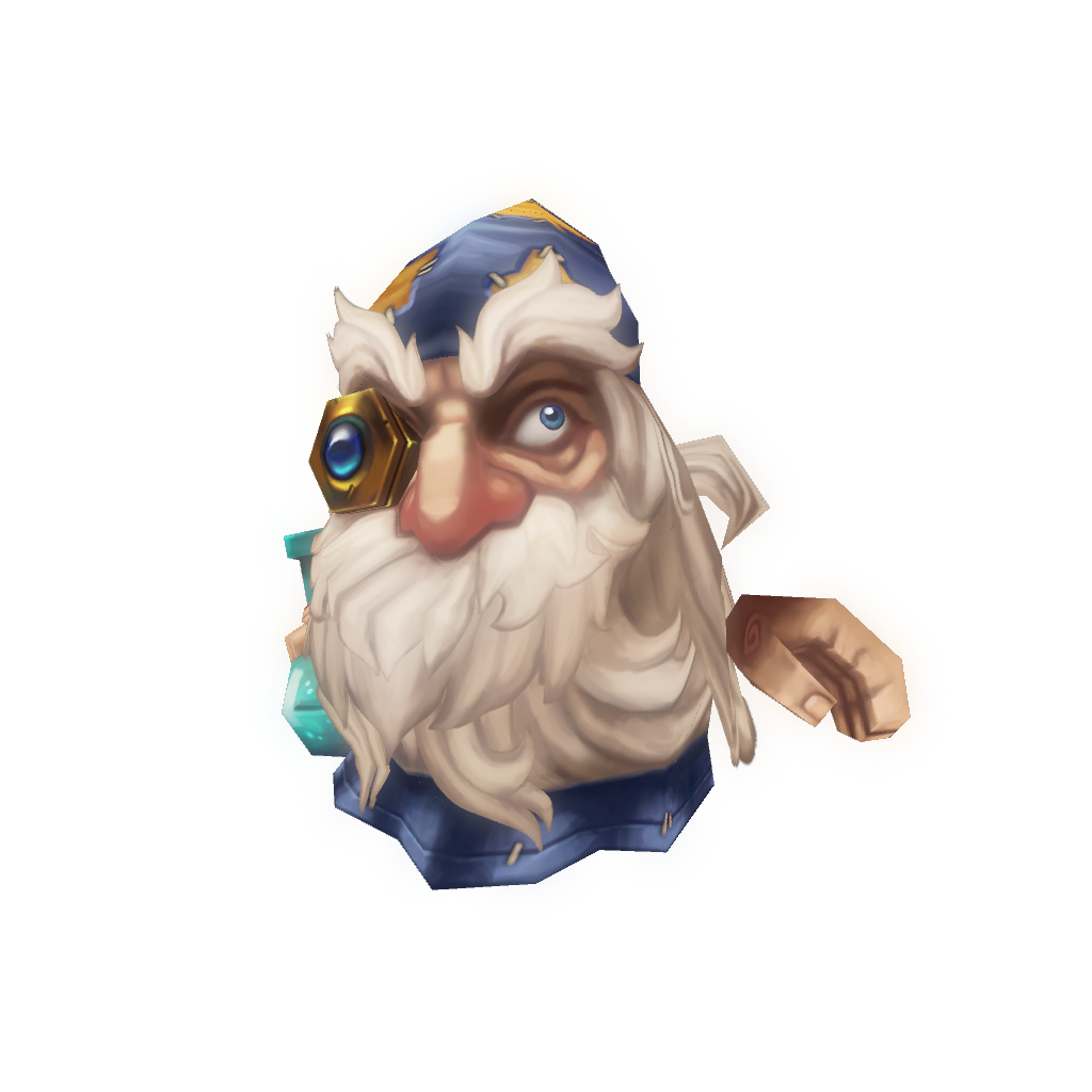 Micro Heroes Set - Low Poly Hand Painted Low-poly 3D model_14