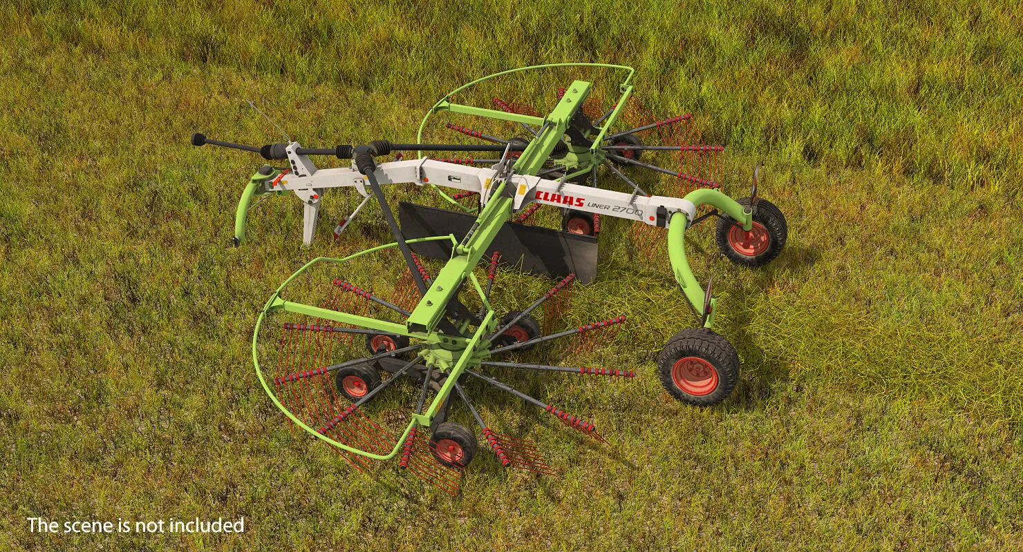 Used Claas Liner 2700 Twin Rotor Hay Rake 3D model