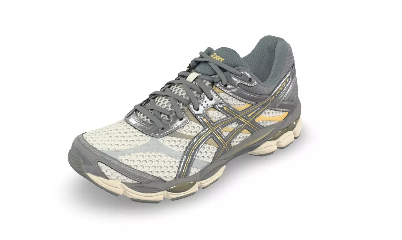 Trainers ASICS Unisex GEL CUMULUS 16 Cream Clay Grey Low-poly 3D model