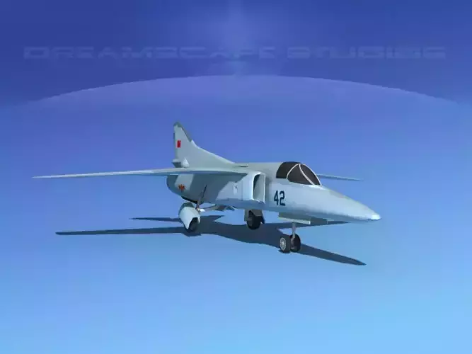 Mig-27 Flogger LP China Low-poly 3D model