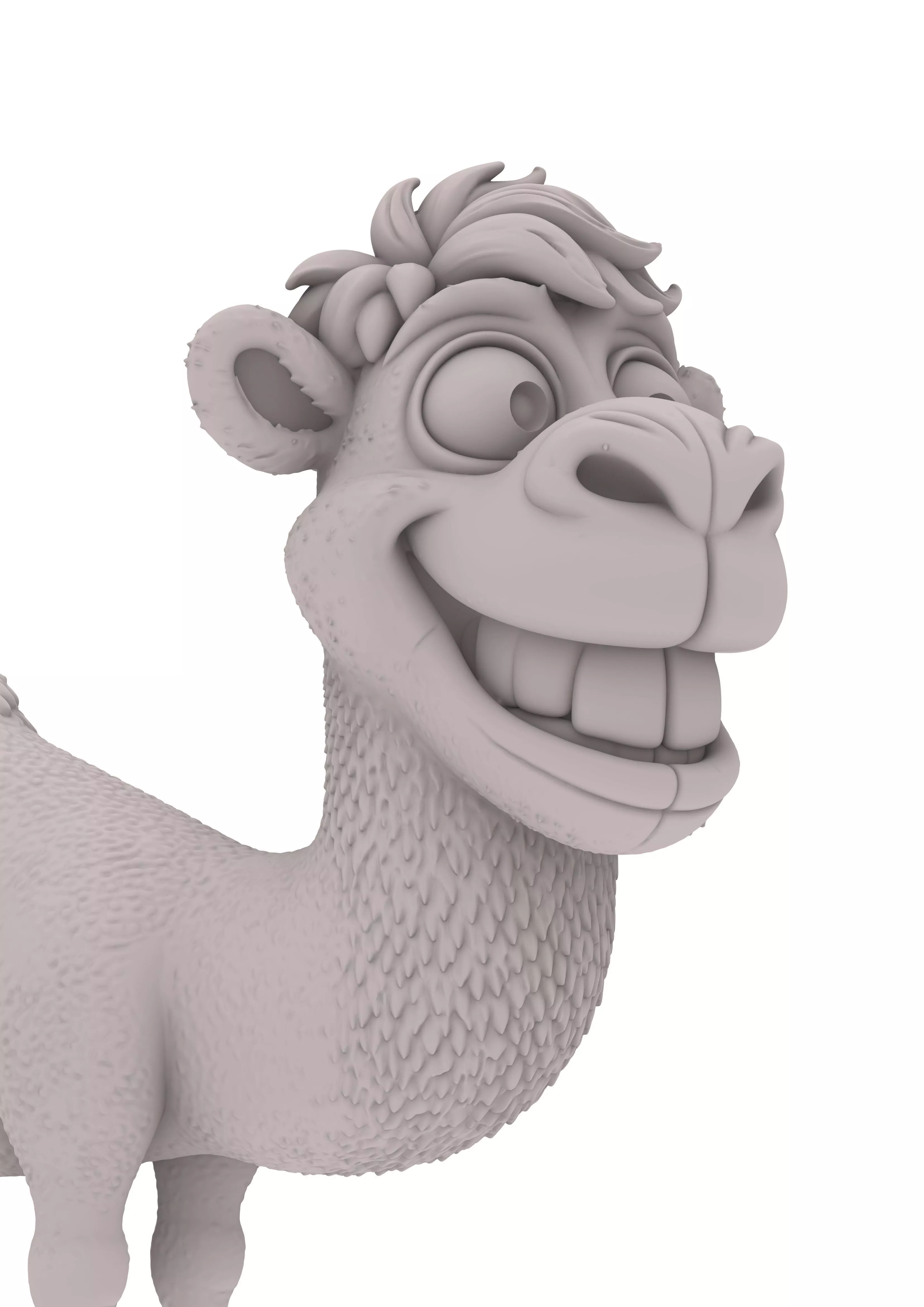 Sweet Mini Funny Camel 3D print model