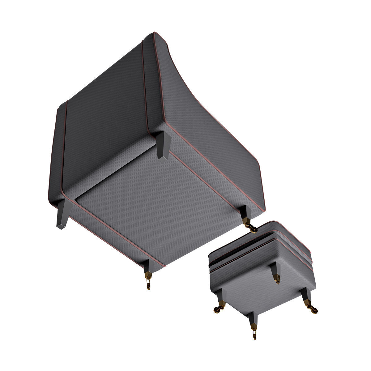 Asnagi BRERA Armchair 3D model_2