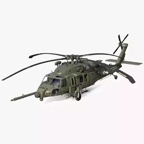 Combat Rescue Helicopter Sikorsky HH60G Pave Hawk