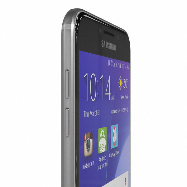 Samsung Galaxy C5 for Element 3D 3D model_35