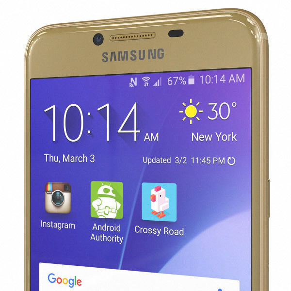 Samsung Galaxy C5 for Element 3D 3D model_6