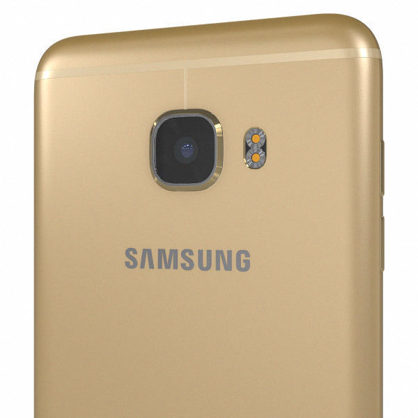 Samsung Galaxy C5 for Element 3D 3D model_5