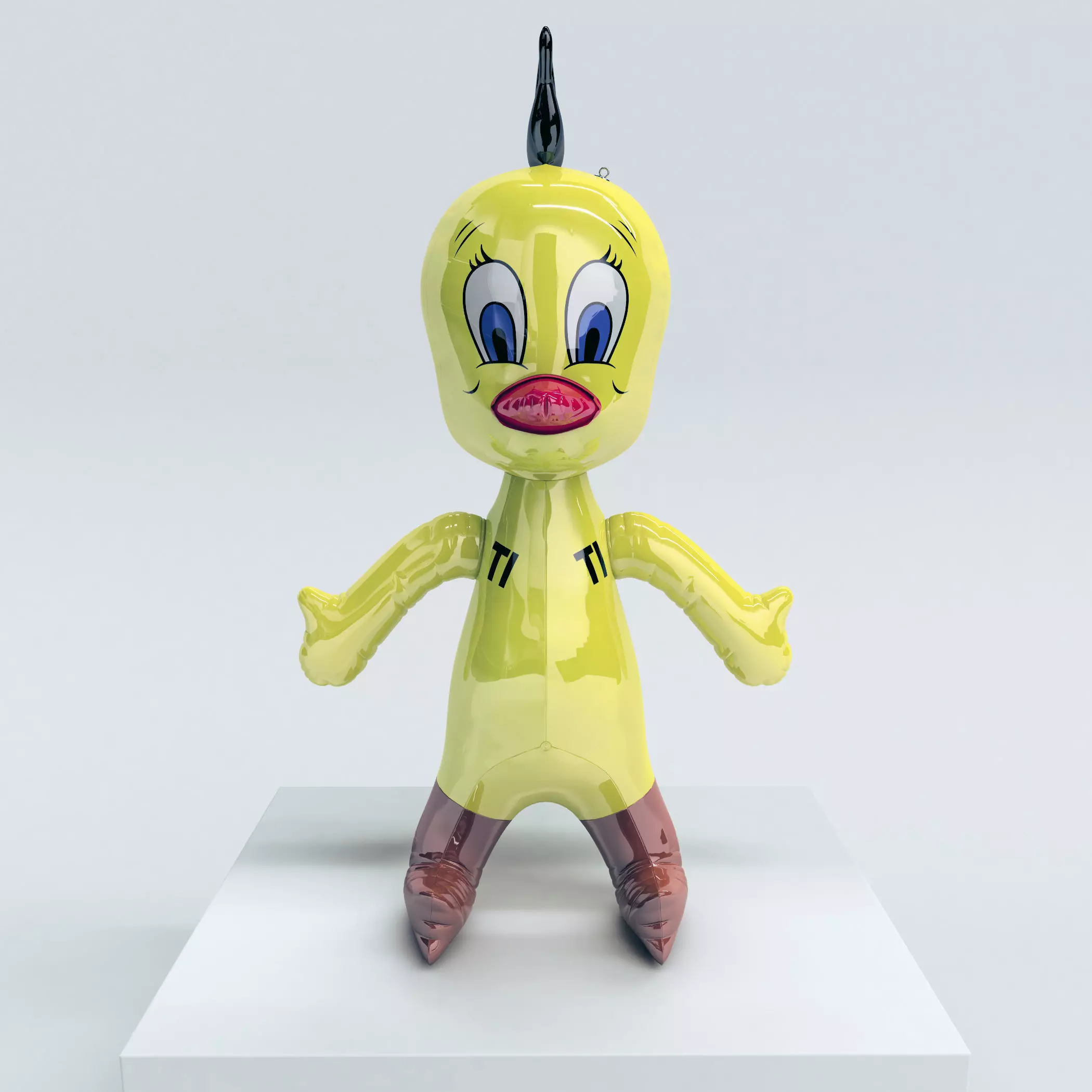 Sculpture Jeff Koons Titi 3D model_0