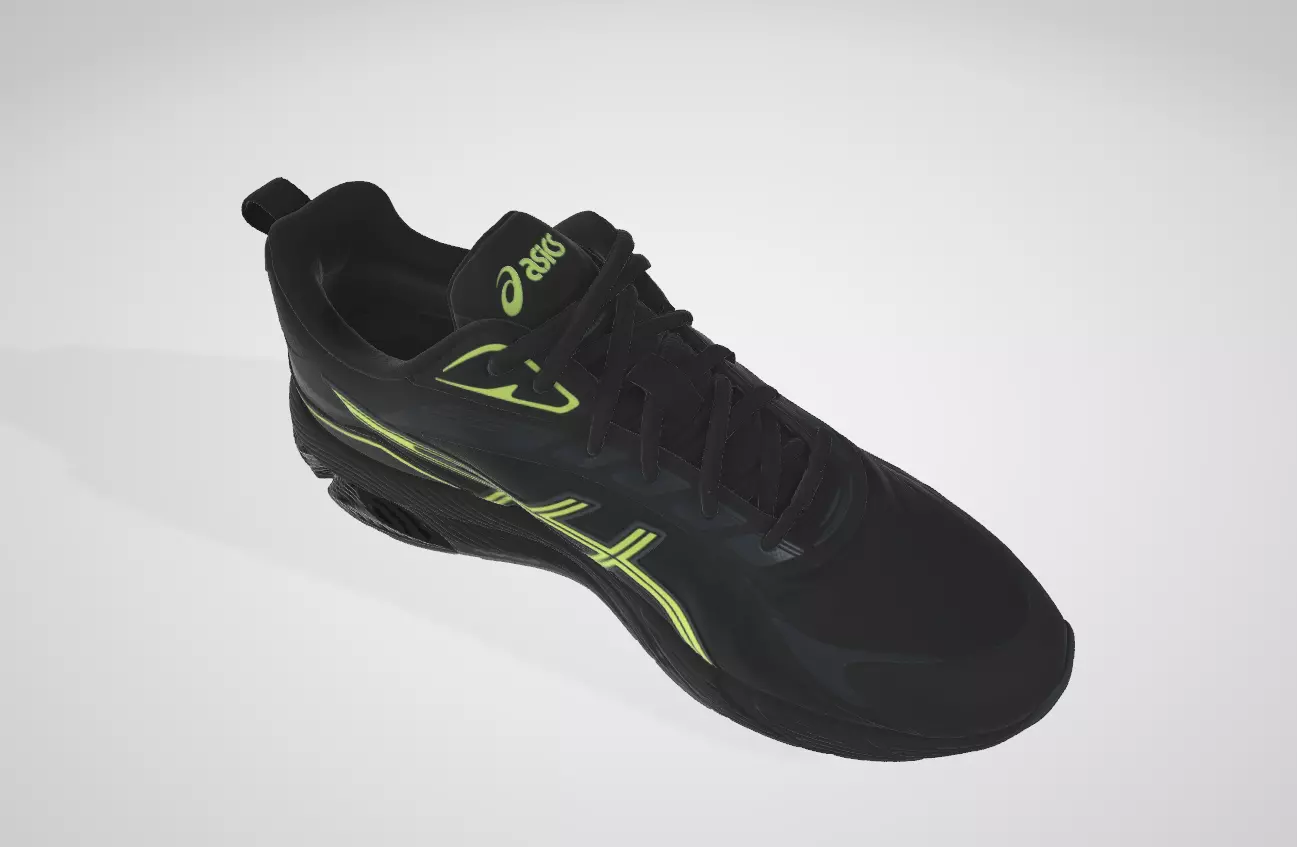GEL QUANTUM 180 VIII Unisex Sportstyle Shoes Low-poly 3D model