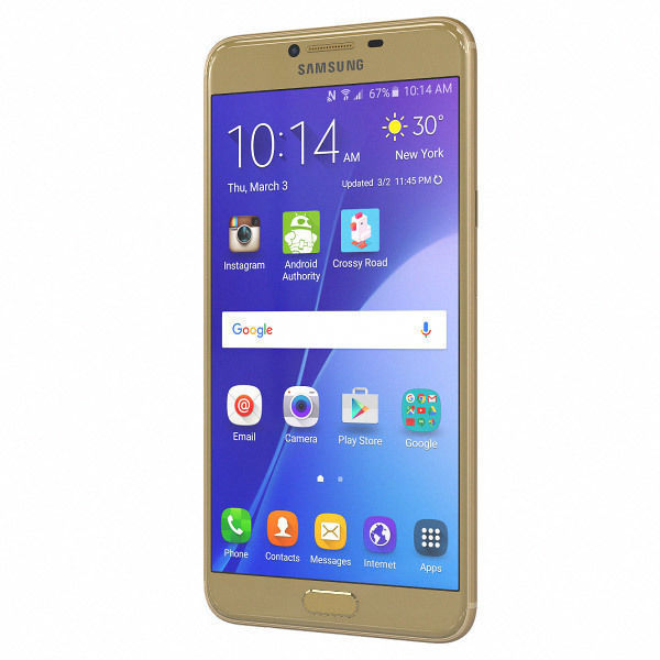 Samsung Galaxy C7 for Element 3D 3D model_1