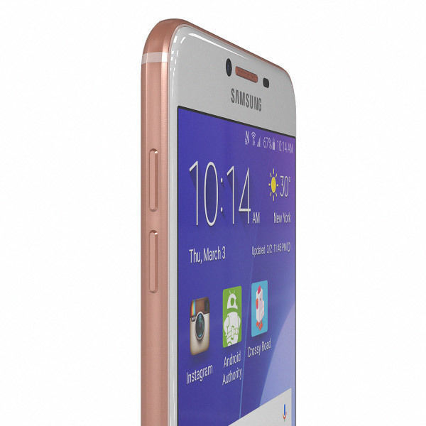 Samsung Galaxy C7 for Element 3D 3D model_25