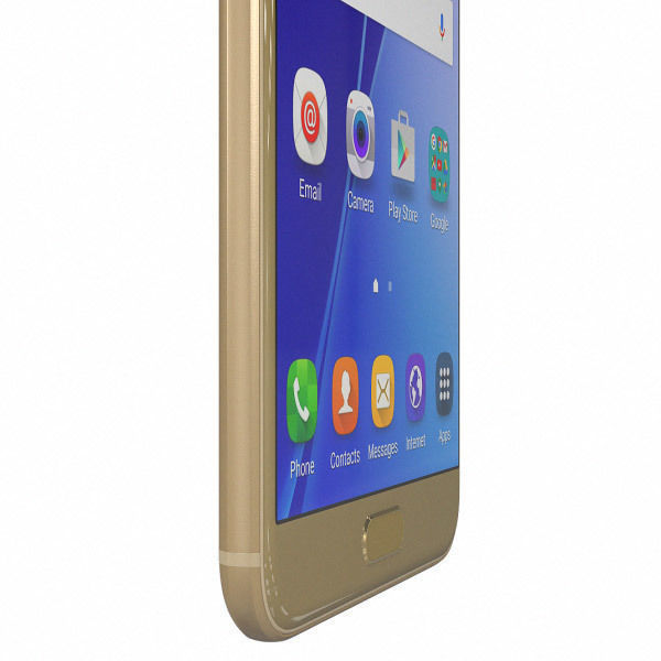 Samsung Galaxy C7 for Element 3D 3D model_9