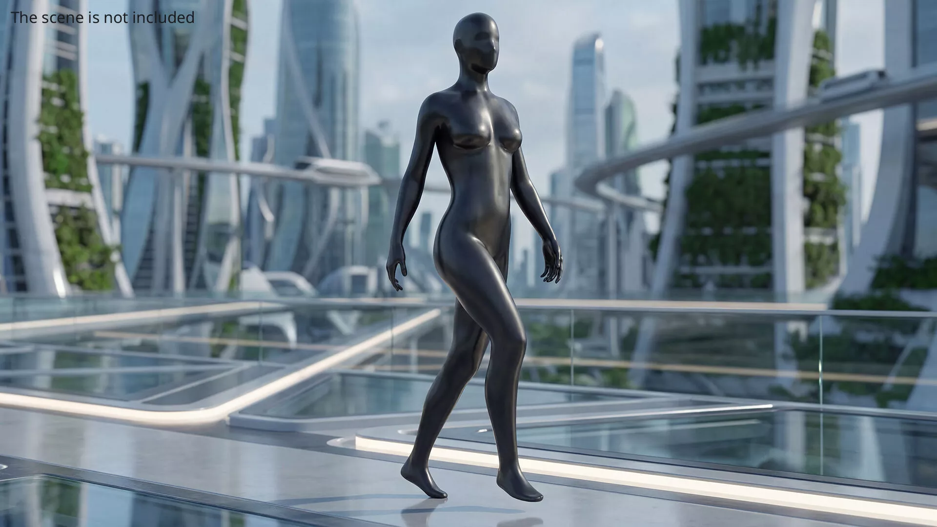 Female Mannequin Rigged For Maya 3D model
