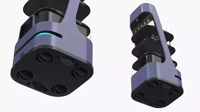 Autonomous Serving Robot with Glasses and Drinks 3D model 6