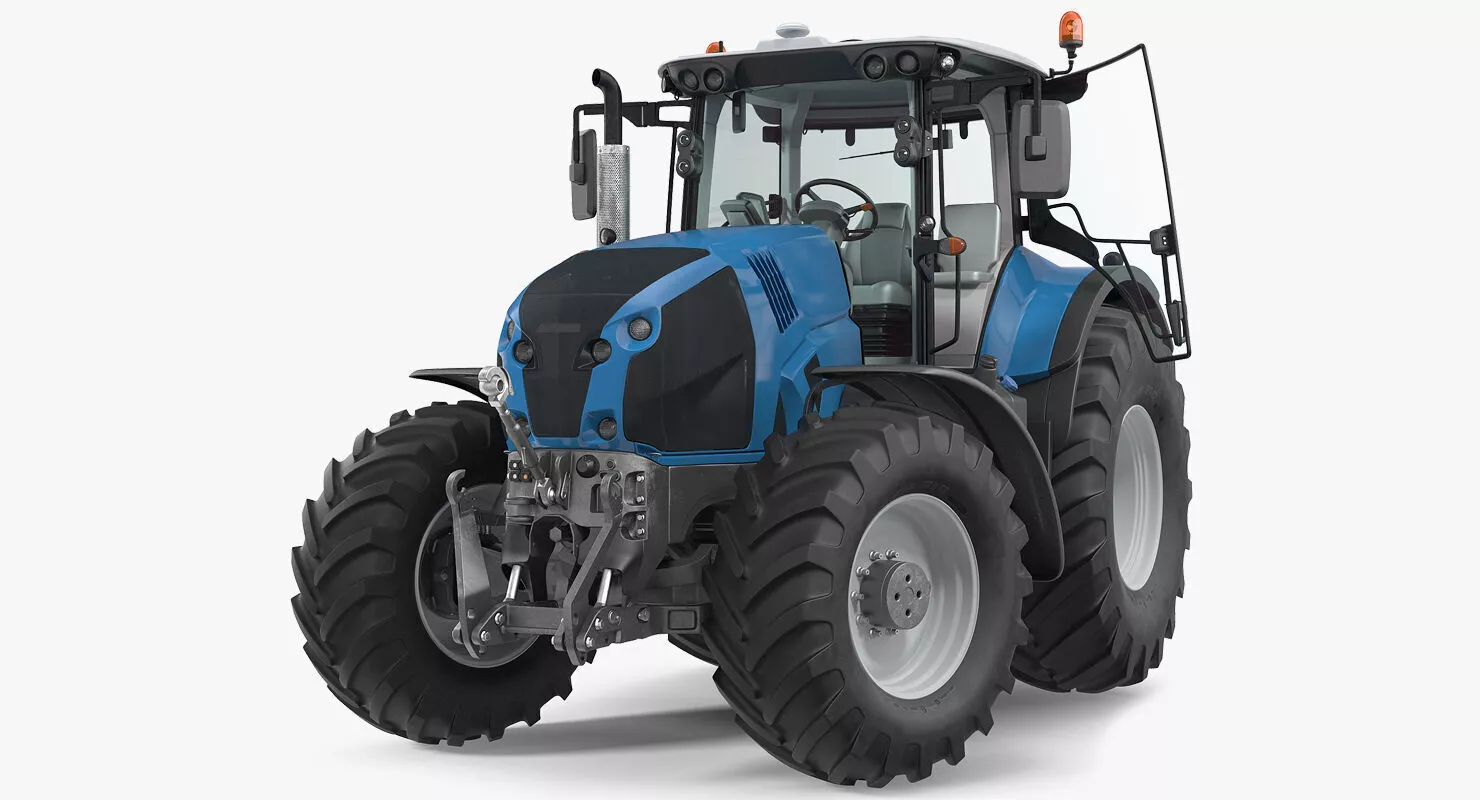 New Tractor Standard Rigged 3D model