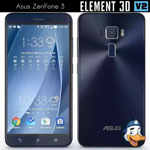 Asus ZenFone 3 for Element 3D 3D model
