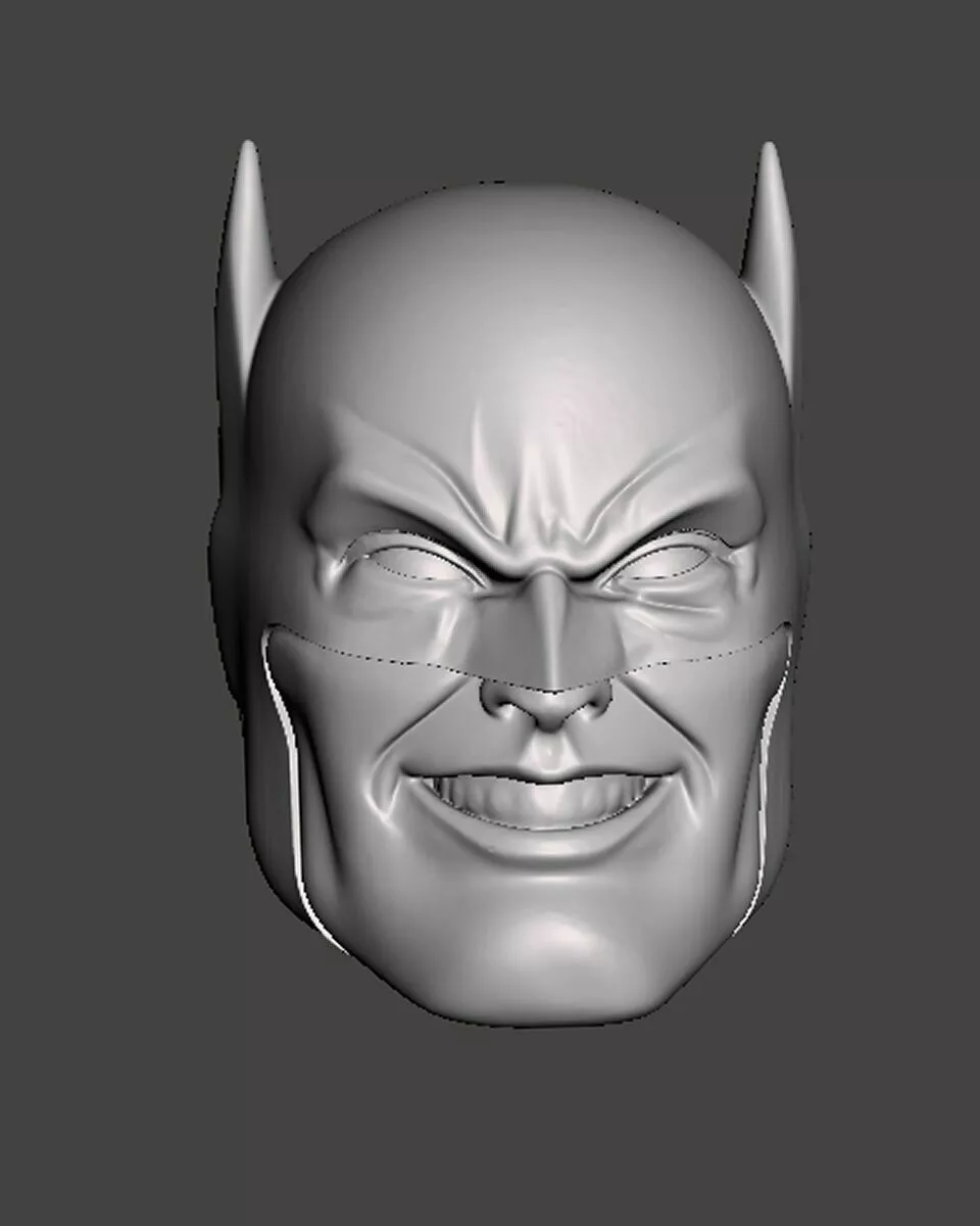 Batman Golden age headsculpt head 3D print model