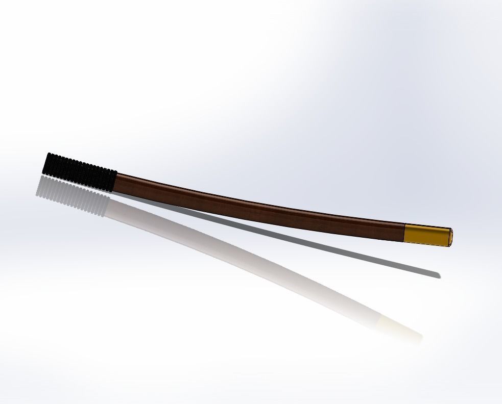 Katana and Scabbard high-poly 3D model_10
