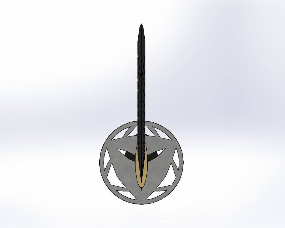 Katana and Scabbard high-poly 3D model_7