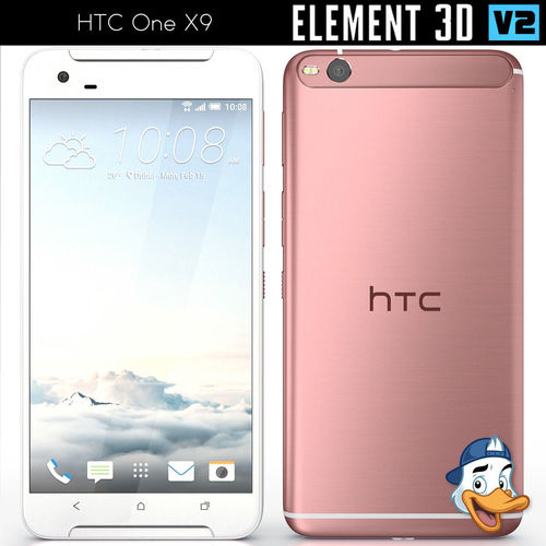 HTC One X9 for Element 3D 3D model