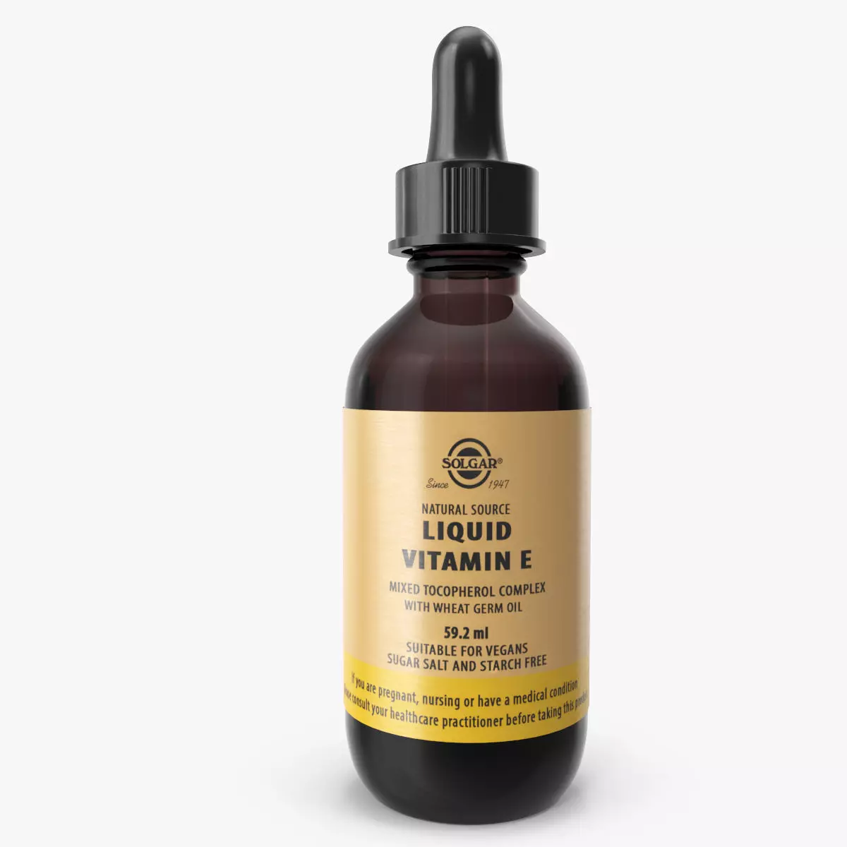 Liquid Vitamin Bottle 3D model