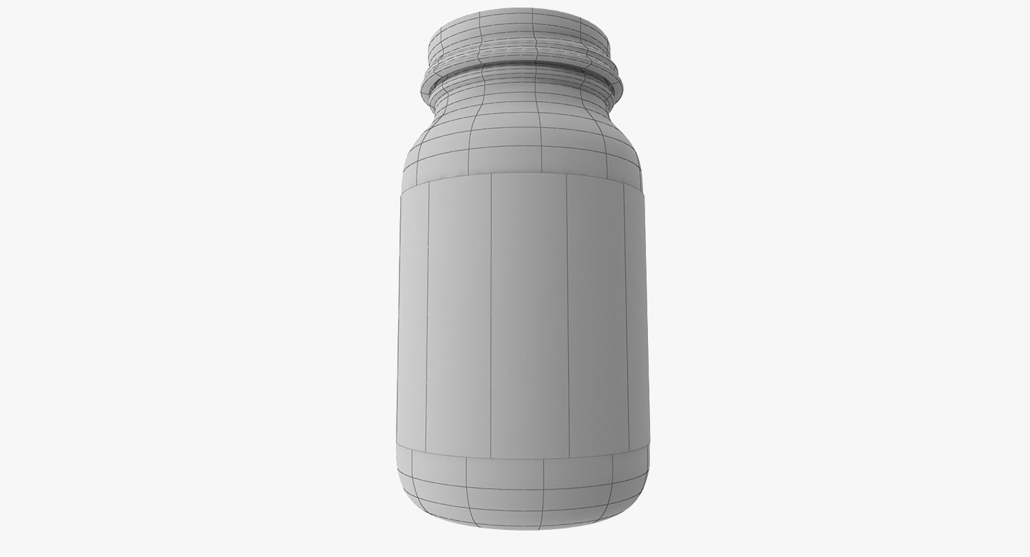 Vitamin Bottle 3D model_8