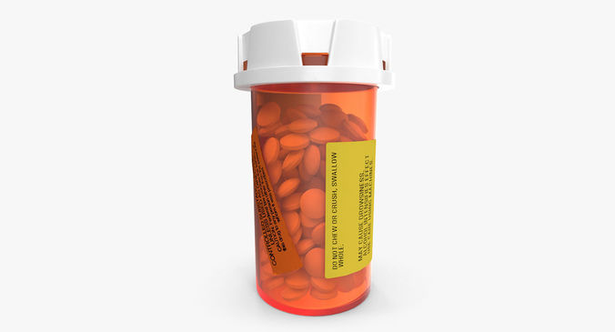 Pill Bottle 3D model