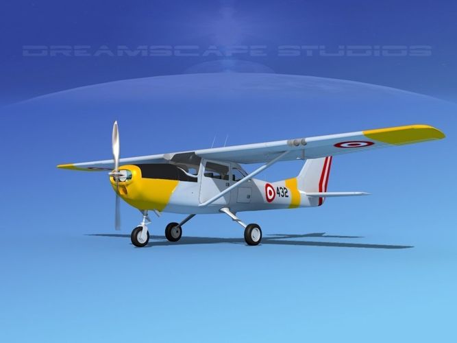 Cessna T-41 Mescalero Peruvian AF 3D model