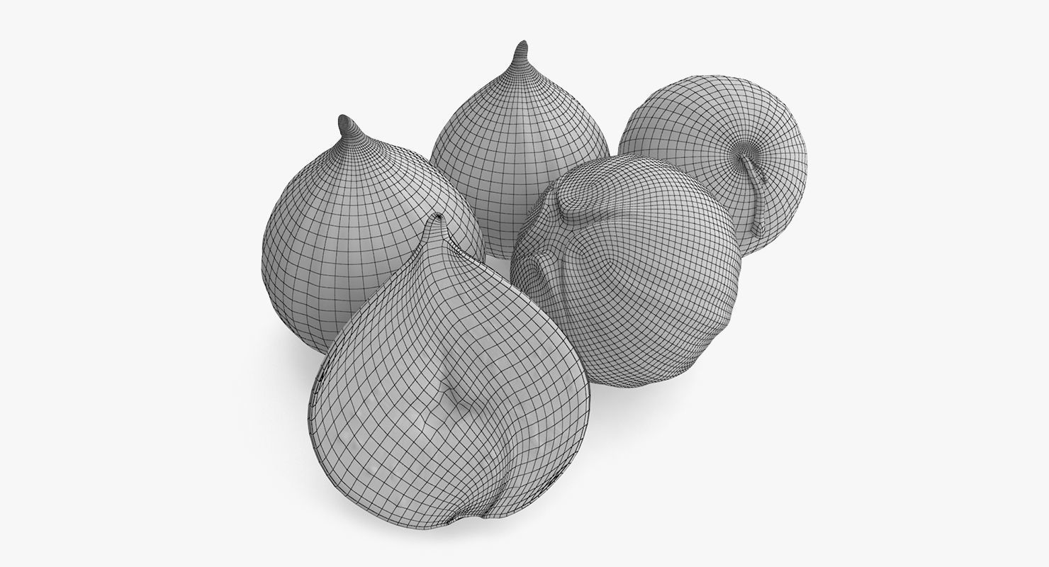 Detailed Fig Fruit 3D model_8
