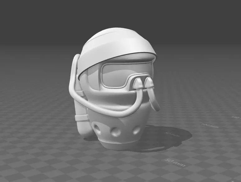 Increbot scuba helmet 3D print model_0
