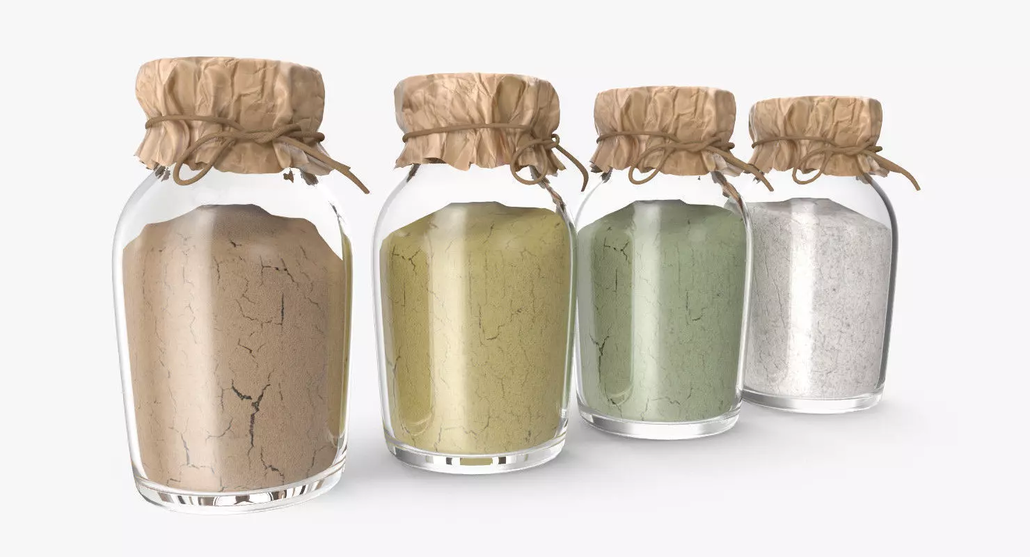 Spice Bottles 3D model