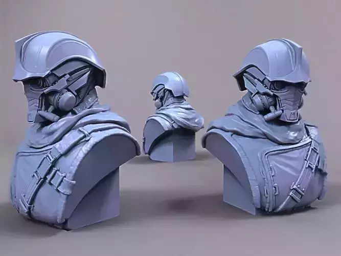 StarLord futuristic bust